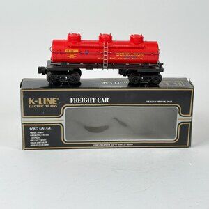 K-Line Electric Train O/027 Gauge PRR Triple Dome Tank Car P.S.M.X. 5426